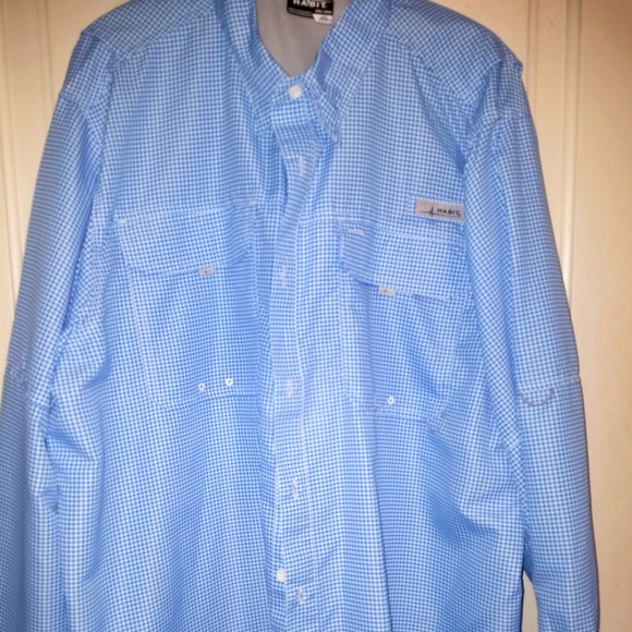 Habit Other - Men's HABIT L/S Button Front Sport Shirt 2XL